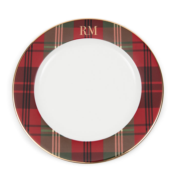 Riviera Maison RM Classic Tartan Dinner Plate (Ø) 27x (H) 3
