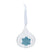Riviera Maison Kerstbal Blauw - Snowflake Wishes - Glas (Ø)10