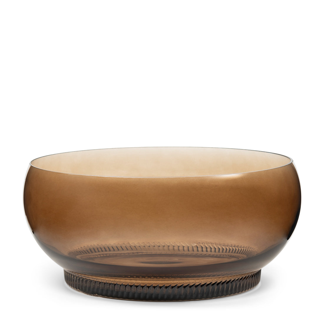 Riviera Maison Fruitschaal Bruin - Sardis - Glas (ØxH) 32x14.5