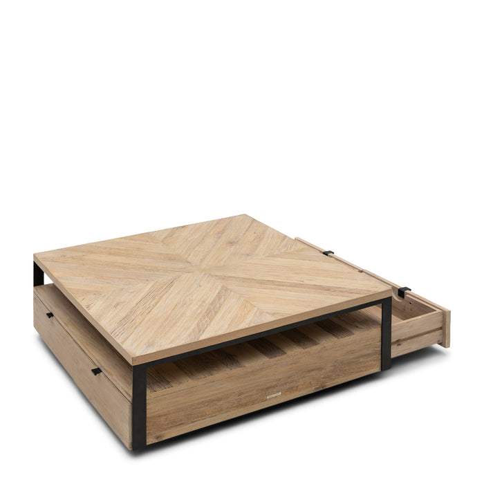 Rivièra Maison Riviera Maison Milan Coffee Table Parquet, 90x90 cm