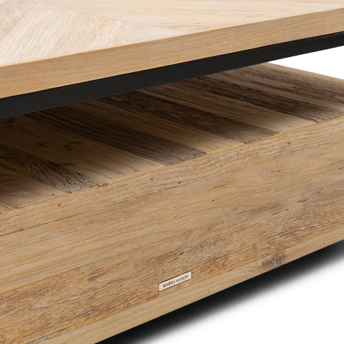 Rivièra Maison Riviera Maison Milan Coffee Table Parquet, 90x90 cm