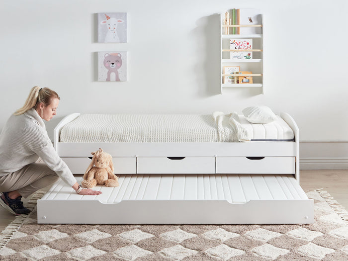 Beliani - PRECIOUS - Schuimmatras - Wit - 80 x 200 cm - Polyester