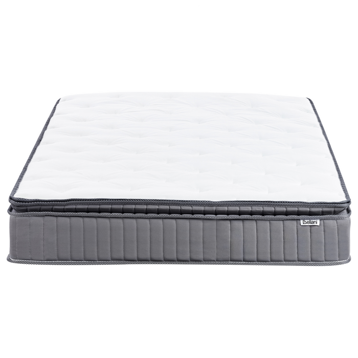 Beliani-PLEASANT-Pocketveringmatras hard-Wit-140 x 200 cm-Traagschuim