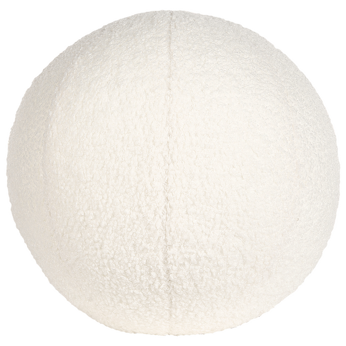 Beliani - LEIREN - Fauteuil - Wit - Bouclé