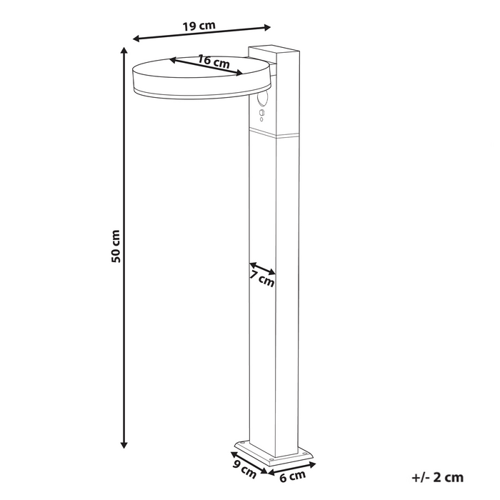 Beliani - PARKERS - Tuinverlichting LED - Zwart - Aluminium