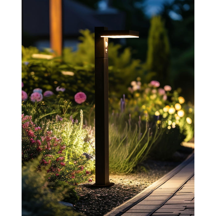 Beliani - POPLAR - Tuinverlichting LED - Zwart - Aluminium