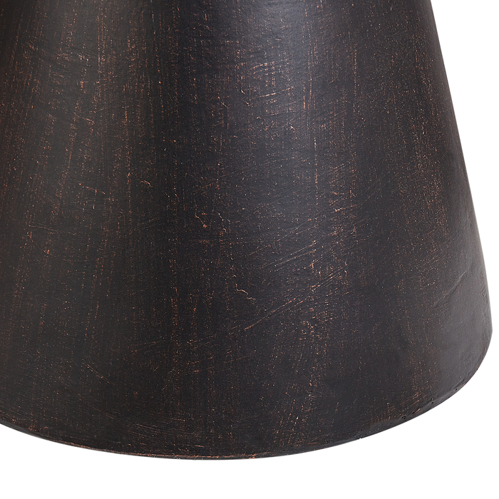 Beliani - MINCIO - Bijzettafel - Zwart - Lichtbeton