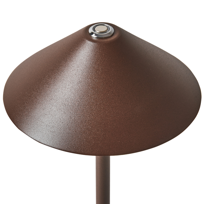 Beliani - FRANCOLI - Tafellamp - Bruin - Aluminium