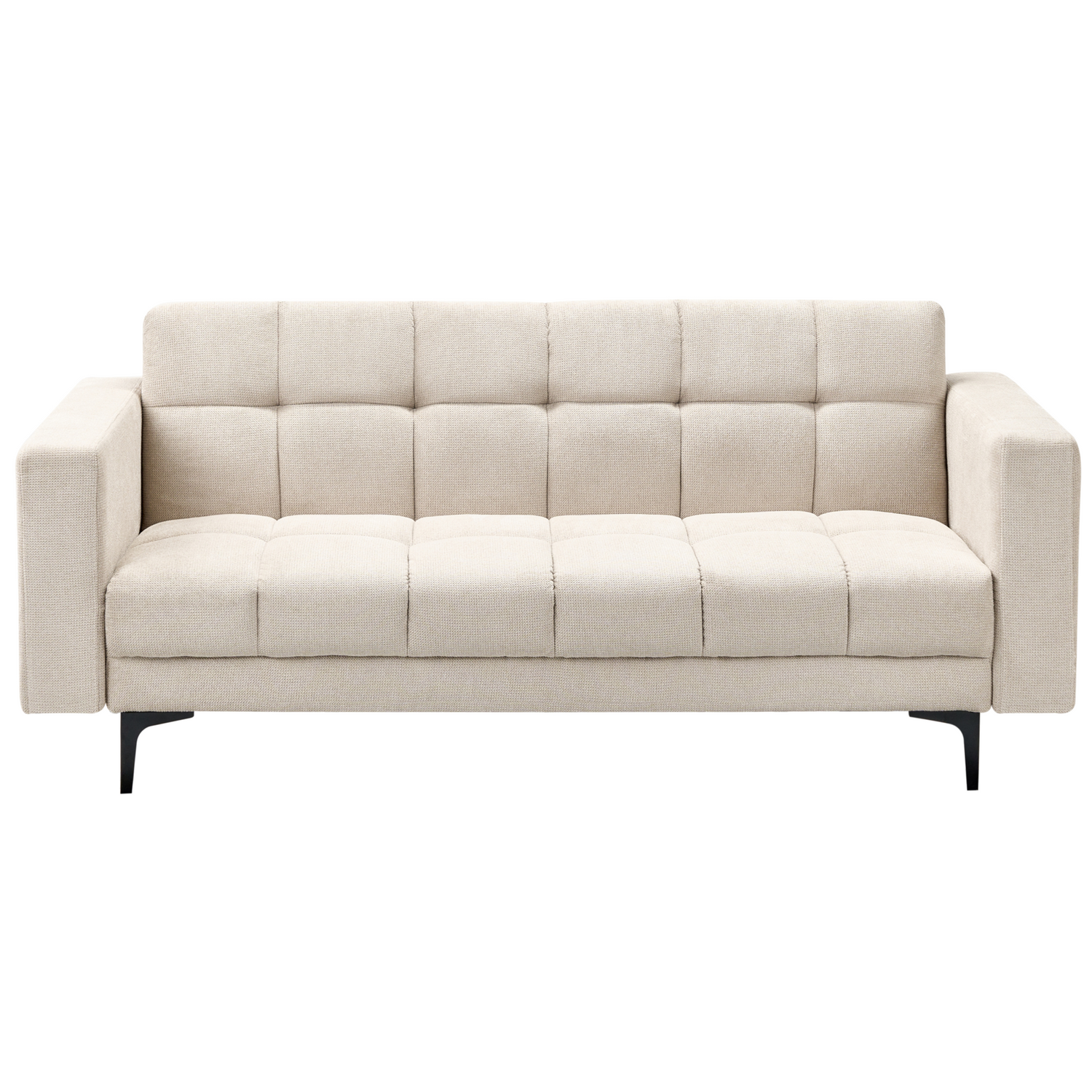 Beliani - ALNES - Slaapbank - Beige - Polyester