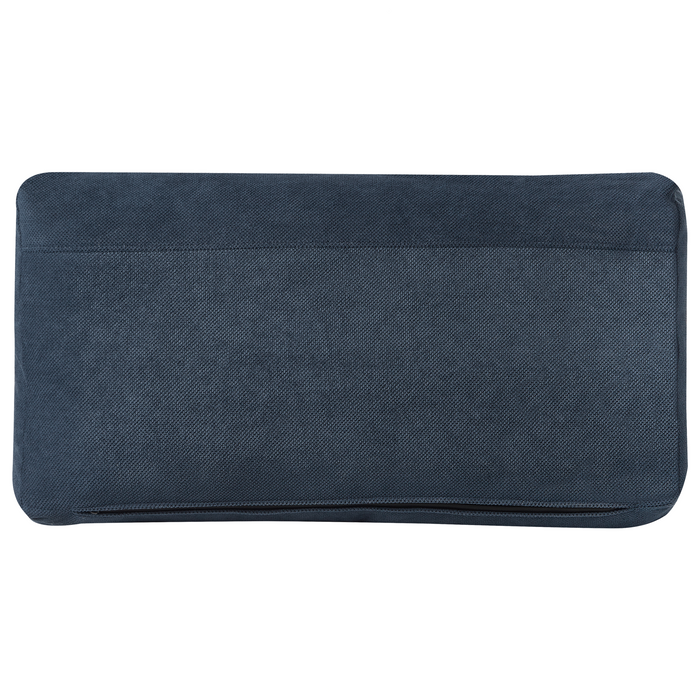 Beliani - NIVALA - Driezitsbank - Donkerblauw - Polyester