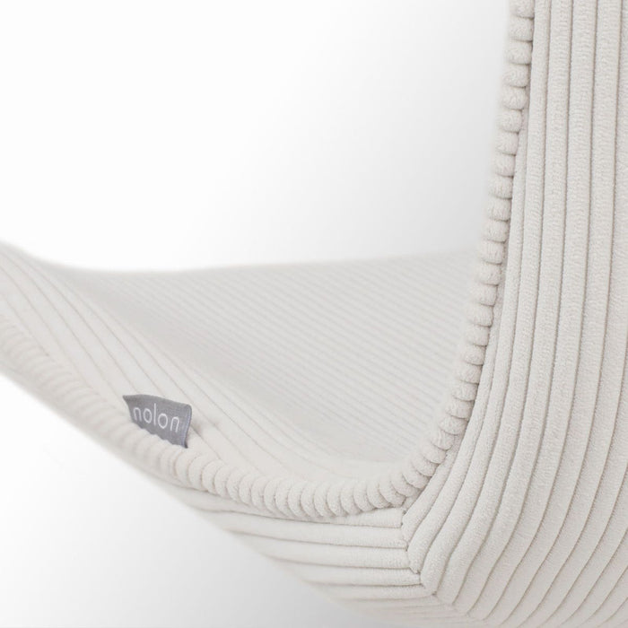 Nolon Nola-Fé Draaibare Eetkamerstoelen Set van 2 Rib Crème - Wit