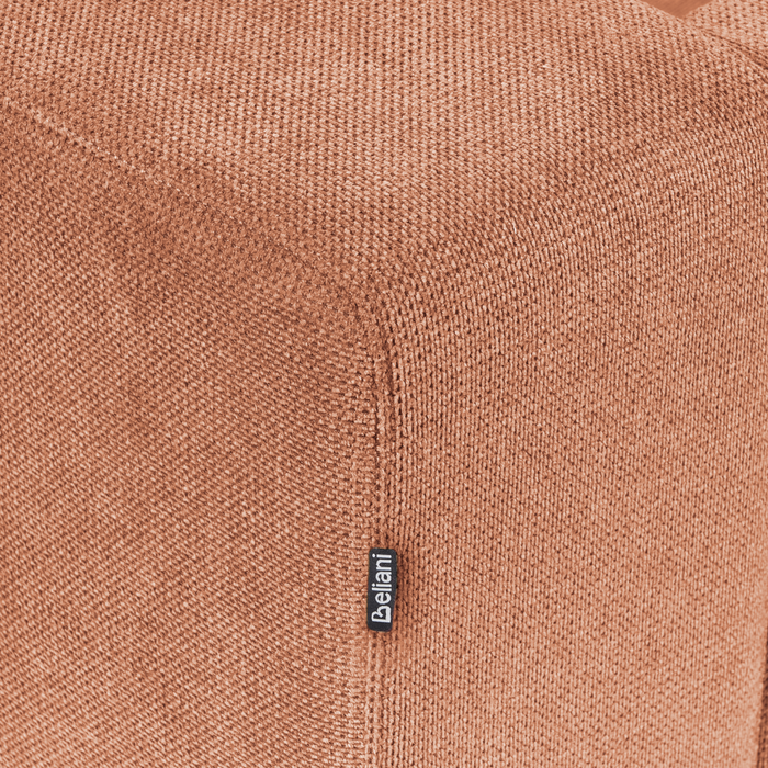 Beliani-LOFOTEN-Hoekbank 3-zits-Lichtrood-Linkszijdig-Polyester
