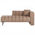 Beliani-LANNILS-Chaise longue-Lichtbruin-Rechtszijdig-Polyester