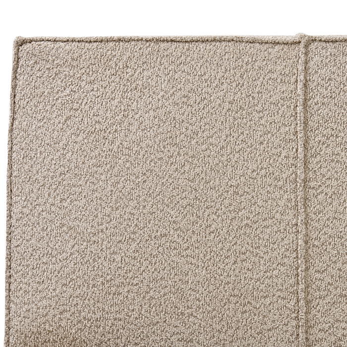 Beliani - MIRANDE - Tweepersoonsbed - Taupe - 160 x 200 cm - Bouclé