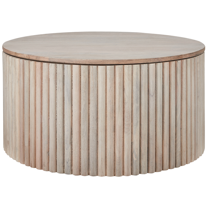 Beliani - KIRKWOOD - Salontafel - Lichte houtkleur - Mangohout