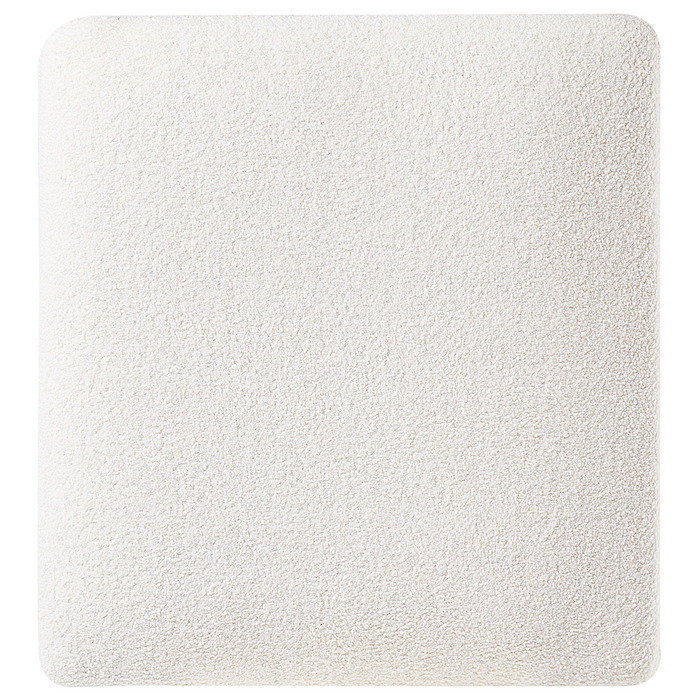 Beliani - OSLO - Hoekbank - Wit - Linkerzijde - Bouclé