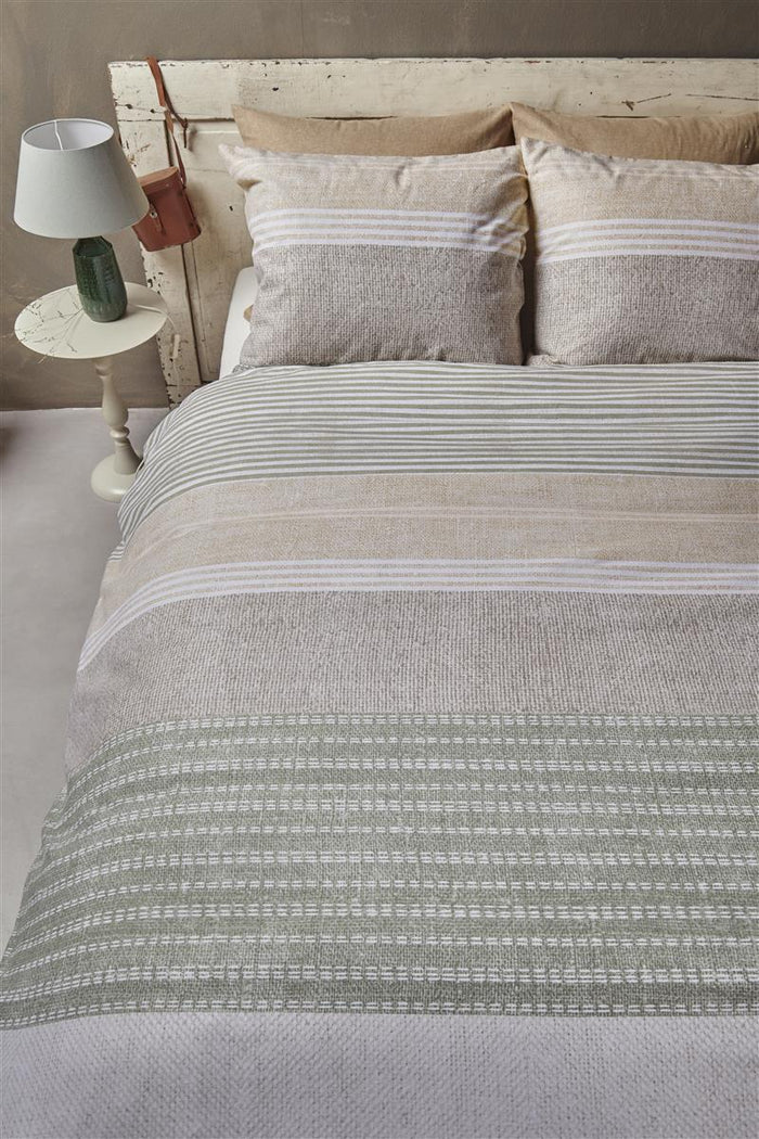 Ariadne at Home Stitches  dekbedovertrek - 140x200|220 - Geel