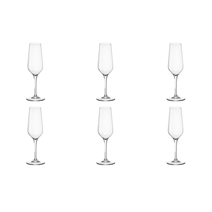 Rocco Bormioli Champagneflûte Electra 23 cl - Transparant 6 stuks