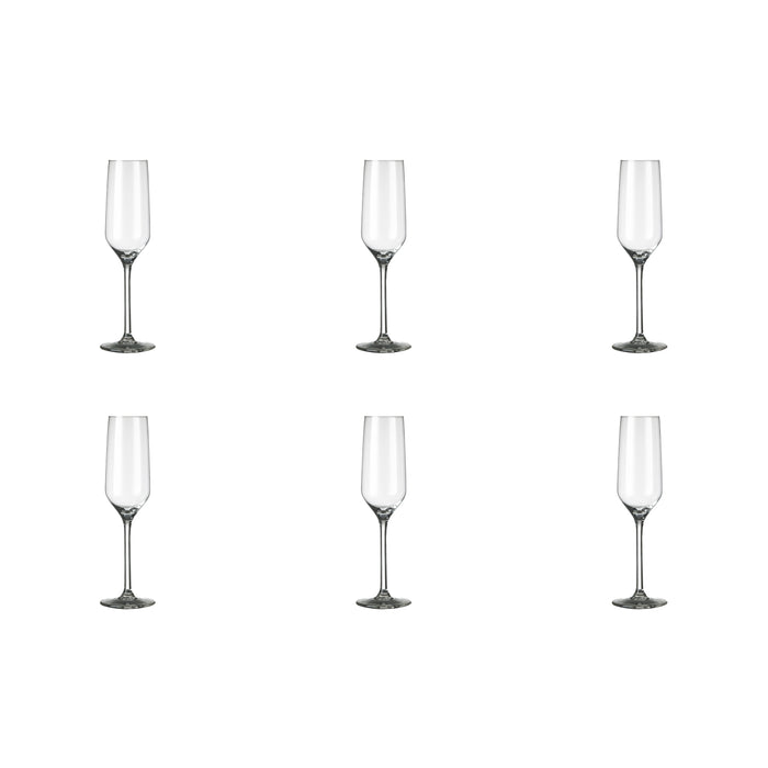 Royal Leerdam Champagneflûte 265712 Carre 22 cl - 6 stuk(s)