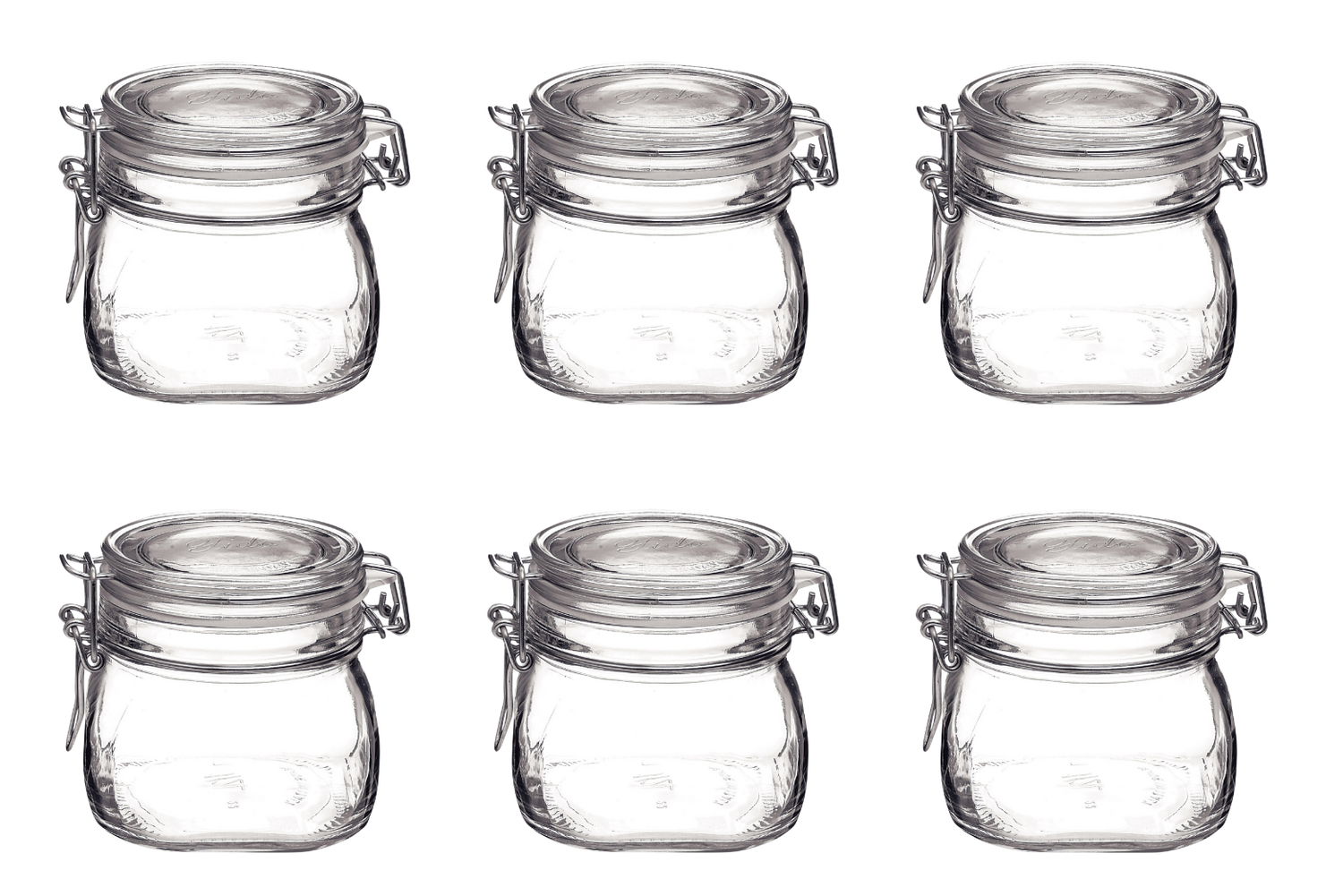 Bormioli Rocco Fido Weckpot - 50cl - 10cm - 6 stuks