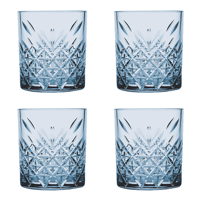 Pasabahce Waterglas Timeless 35.5 cl Blauw 4 stuks