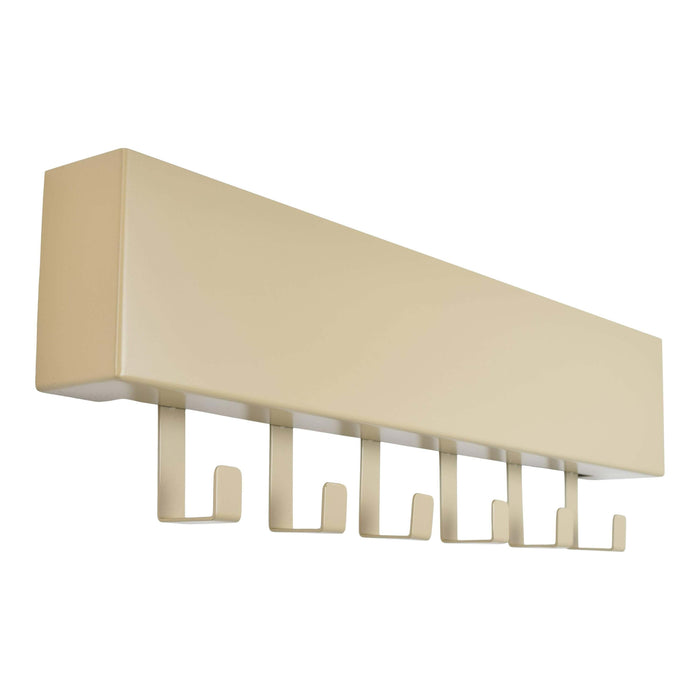 LOFT42 Mula Wandkapstok - 61x19x6 - Beige - Metaal - 6 haken