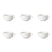Mammoet - Budgetline - Soepkom - 6 stuks - 30 cl - Wit - Porselein