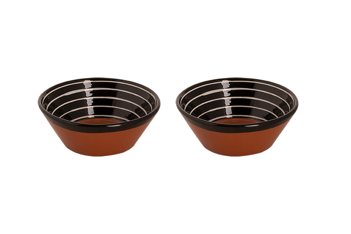 Colori Del Sud - Mezquita - Schaal - 2 stuks - 80 cl - ø 18 cm