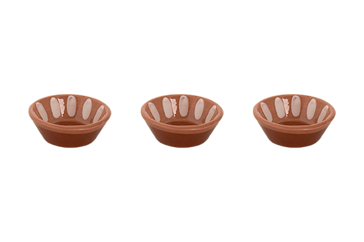 Colori Del Sud - Mezquita - Schaal - 3 stuks - 6 cl - ø 8 cm - Roze