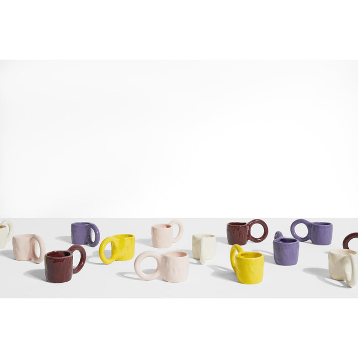 Donut espresso mok set van 2 Blue