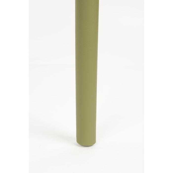 Housecraft Living Mante Tuinstoelen Kunststof Groen - Set van 4