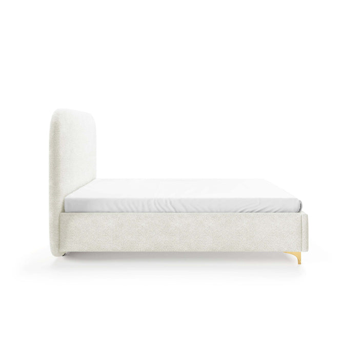 by fonQ Aura Bedframe - 200 x 200 cm - Ivoor