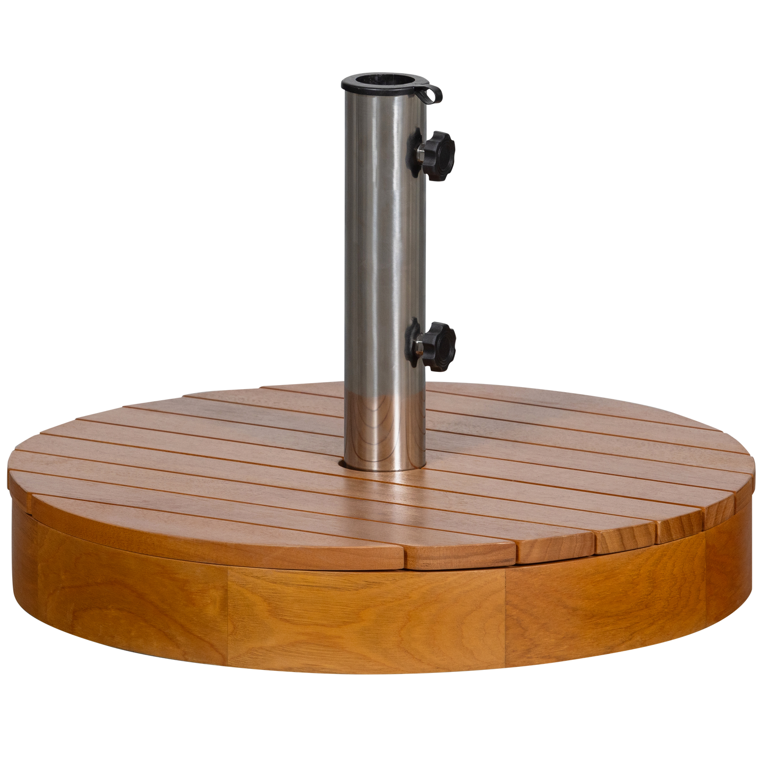 WOOOD Monica Parasolvoet - Hout - Naturel - 37xØ49 cm