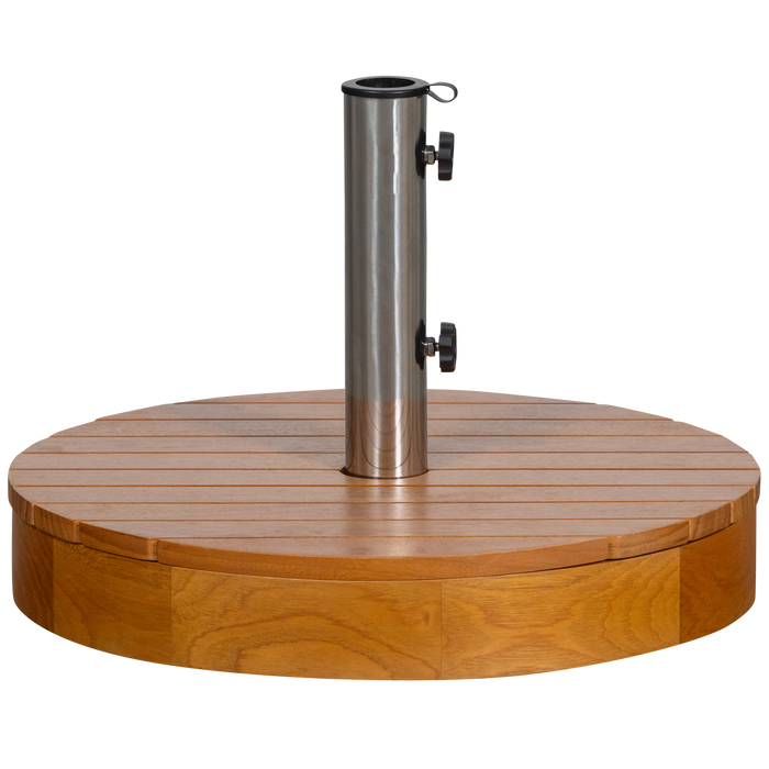 WOOOD Monica Parasolvoet - Hout - Naturel - 37xØ49 cm