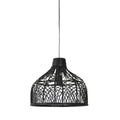 Light & Living Hanglamp Pocita - Rotan Zwart - Ø42x35 cm