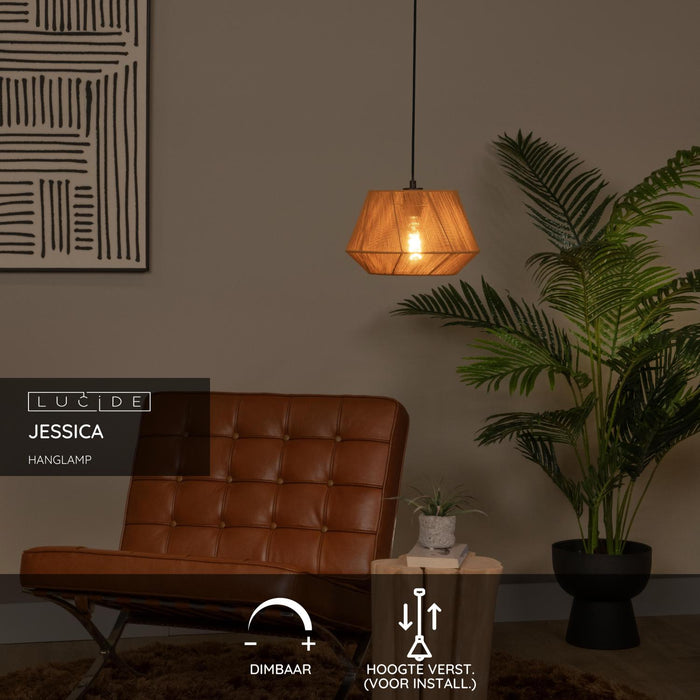 Lucide JESSICA Hanglamp - Terracotta