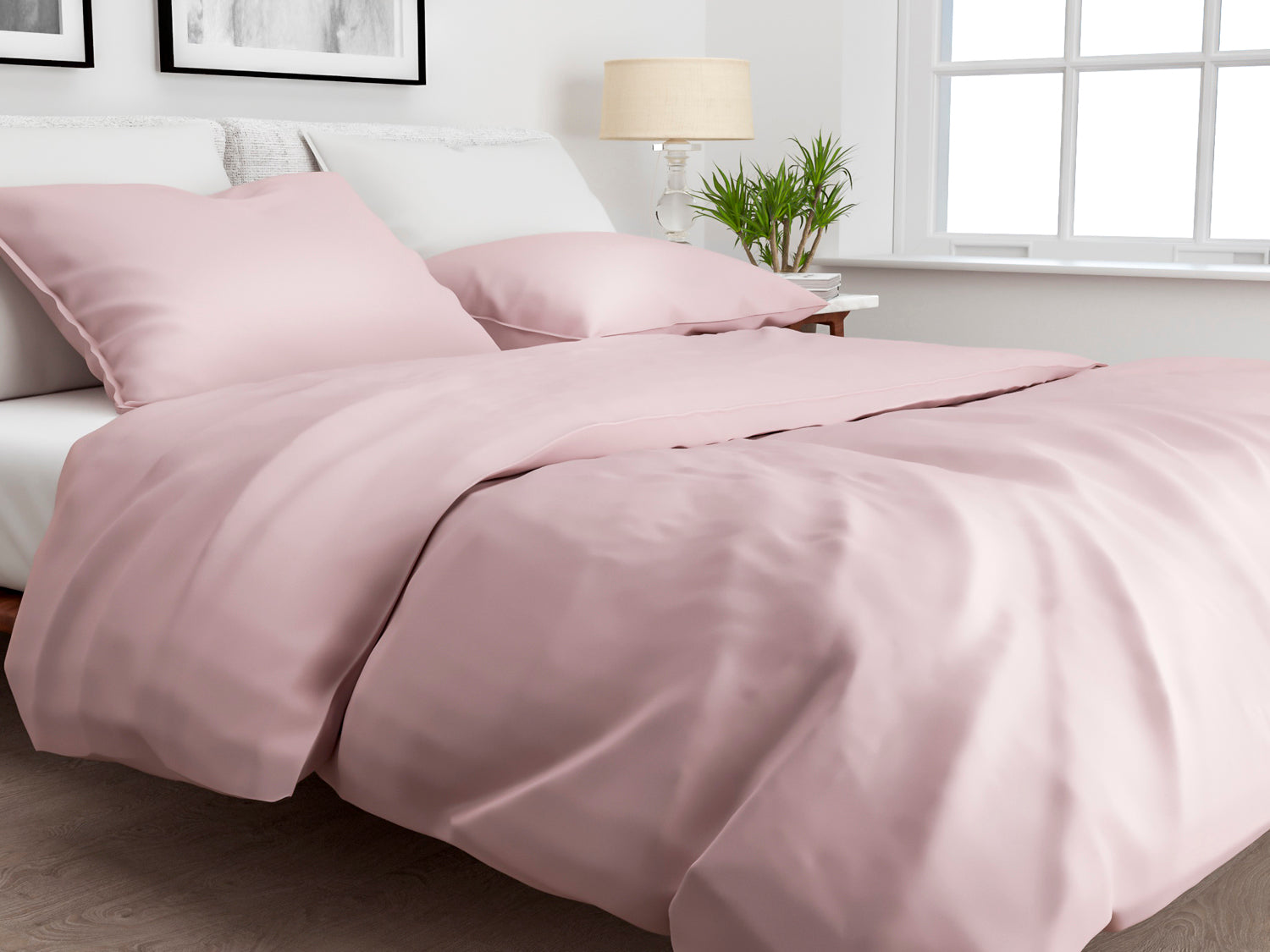 Zo Home Satinado Dekbedovertrekset Uni Katoen Satijn - shady pink