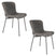 Housecraft Living Marion Eetkamerstoelen Off Grijs - Set van 2