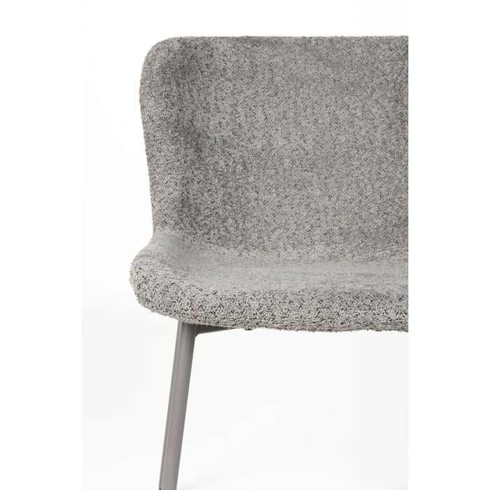 Housecraft Living Marion Eetkamerstoelen Off Grijs - Set van 2