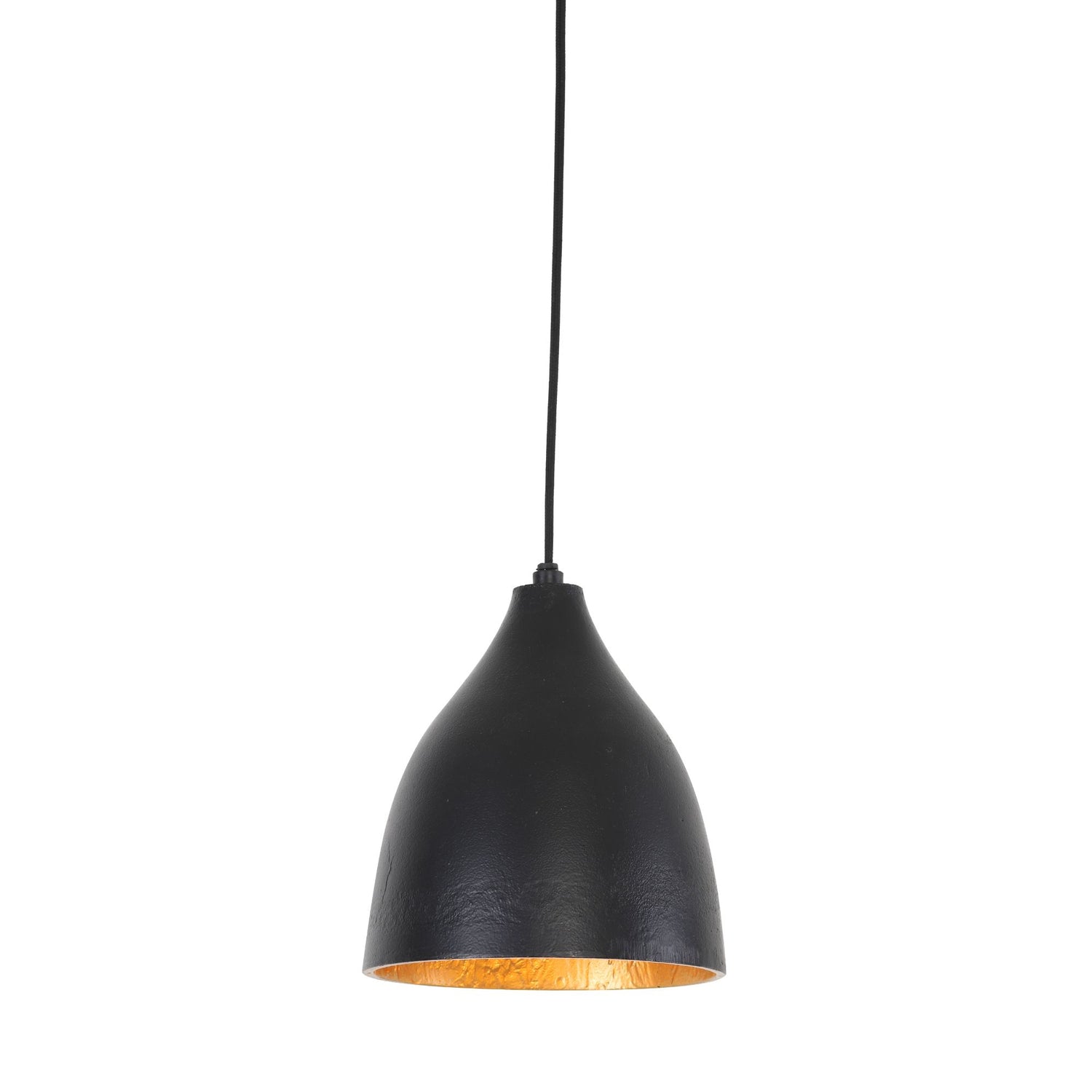 Light & Living Hanglamp Sumero - Zwart|Goud - Ø18cm