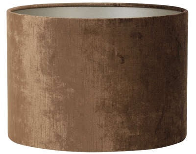 Light & Living Light&living Kap cilinder 25-25-18 cm GEMSTONE bruin