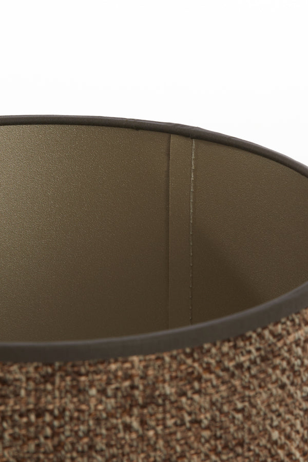 Light&living Kap cilinder 20-20-15 cm SAVERNA donker bruin
