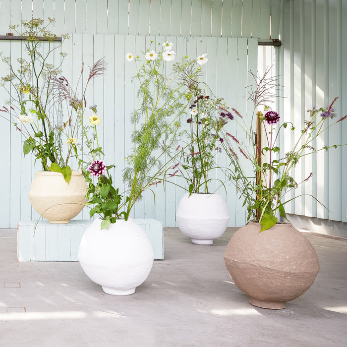 Light&living Pot deco Ø45x50 cm GARDEZ crème