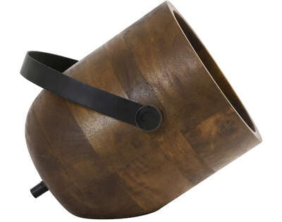 Light & Living Light&living Tafellamp 24x20x23 cm REHAN hout-zwart