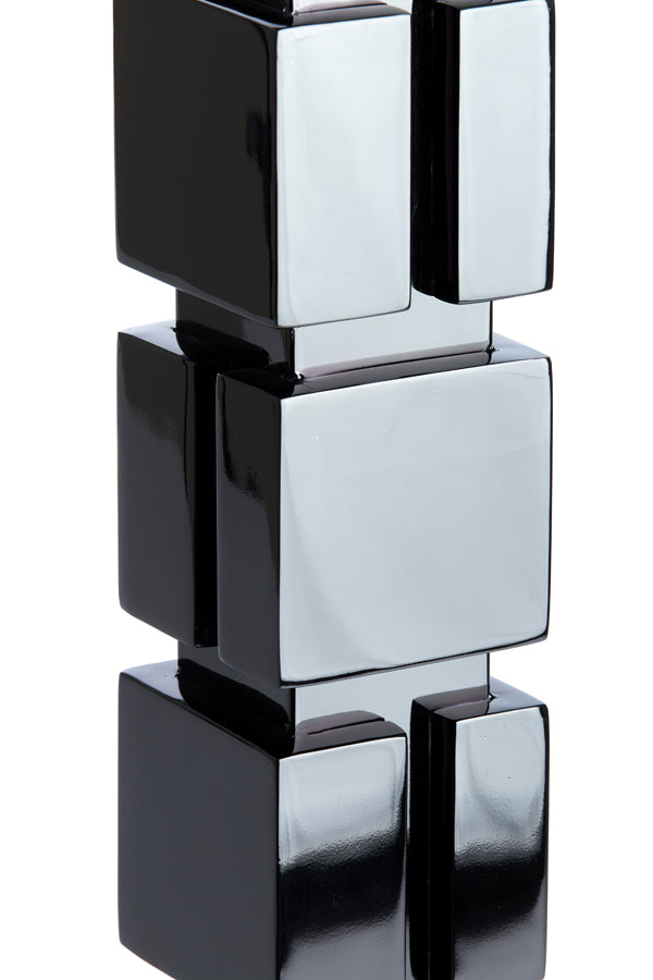 Light & Living Light&living Lampvoet 11x11x68 cm CAIO glanzend zwart