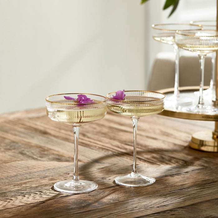 Riviera Maison champagnecoupe, champagneglas - Maison Coupe