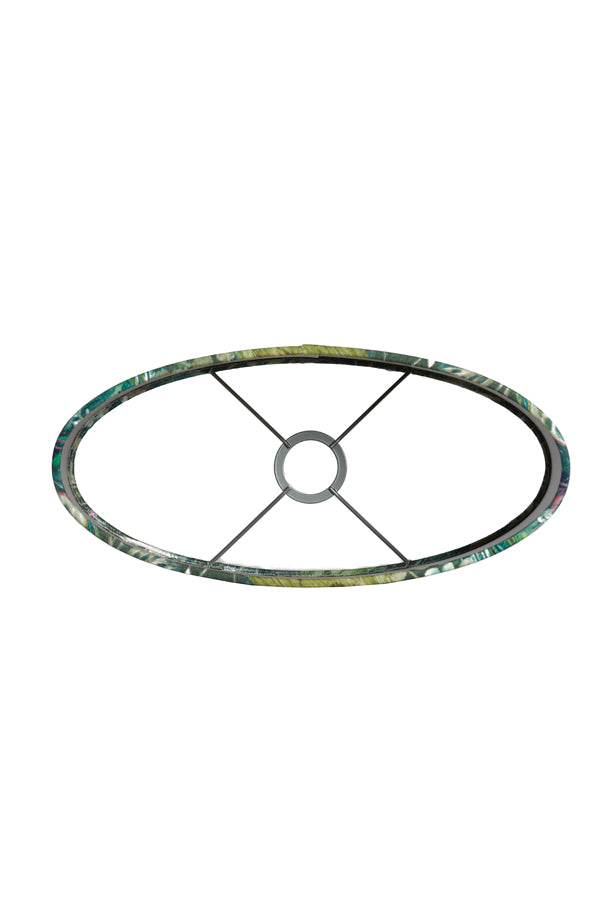 Light&living Kap ovaal recht smal 30-15-25 cm XENIA FLORA groen