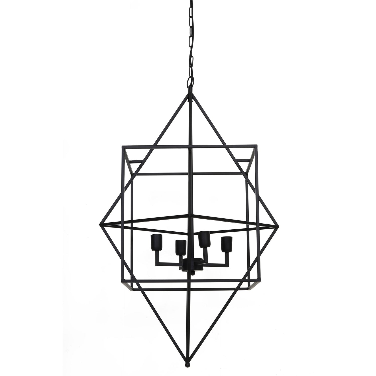 Light & Living Hanglamp Baula - Zwart - Ø66cm - 4L