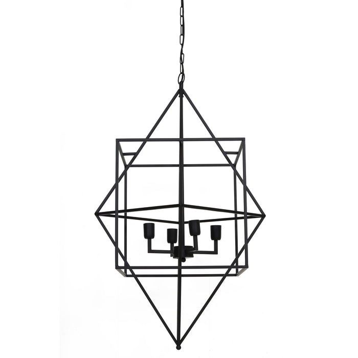 Light & Living Hanglamp Baula - Zwart - Ø66cm - 4L