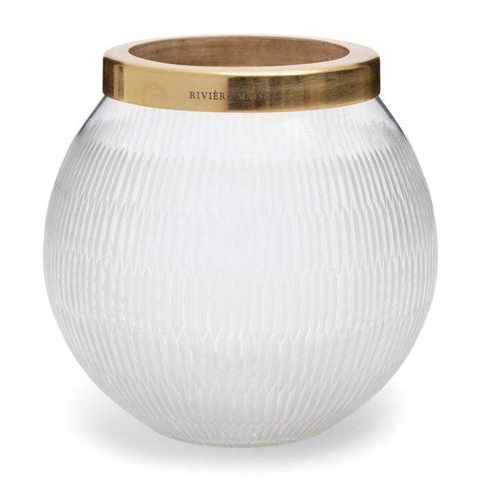 Riviera Maison theelichthouder Transparant - Pescara - Glas, Metaal